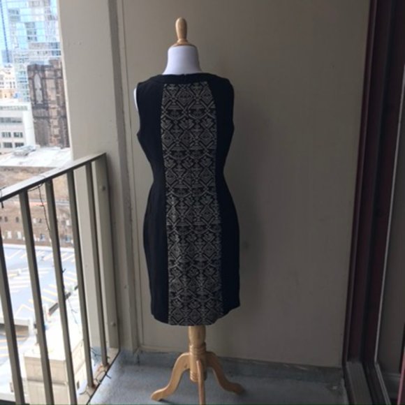 Antonio Melani Black Geometric Pattern Shift Dress - Picture 13 of 13